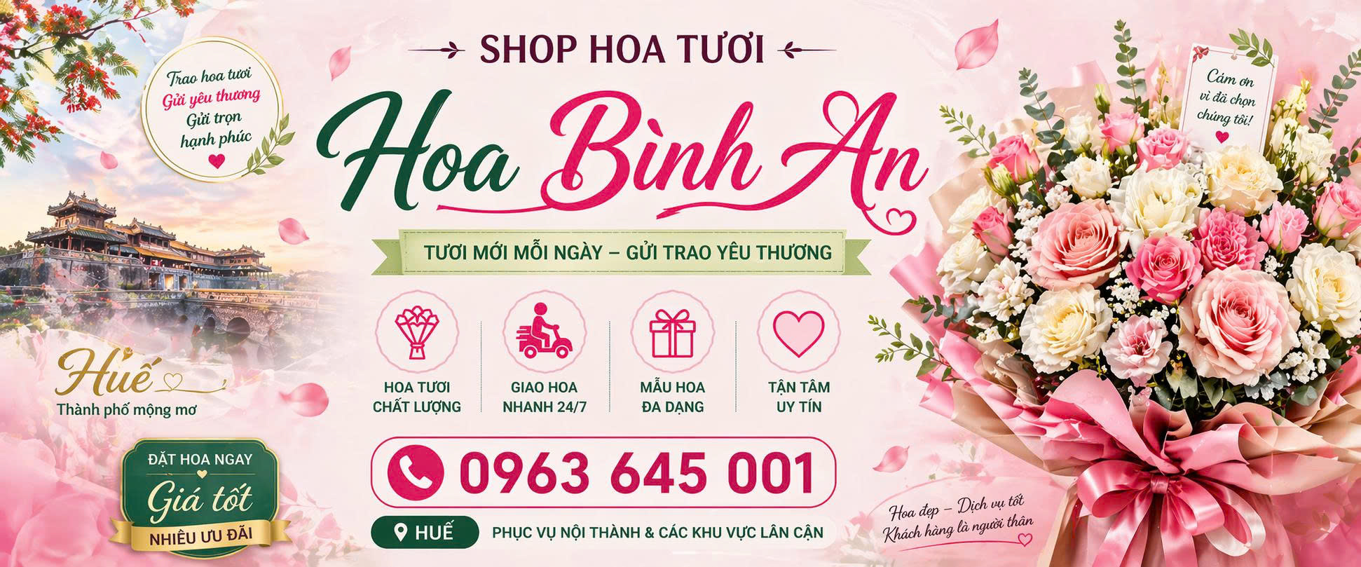 Shop hoa tươi Bình An
