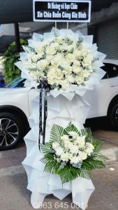 Vòng Hoa Đám Tang Đà Nẵng- Hoa Bình An
