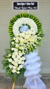 Vòng Hoa Đám Tang Đà Nẵng- Hoa Bình An