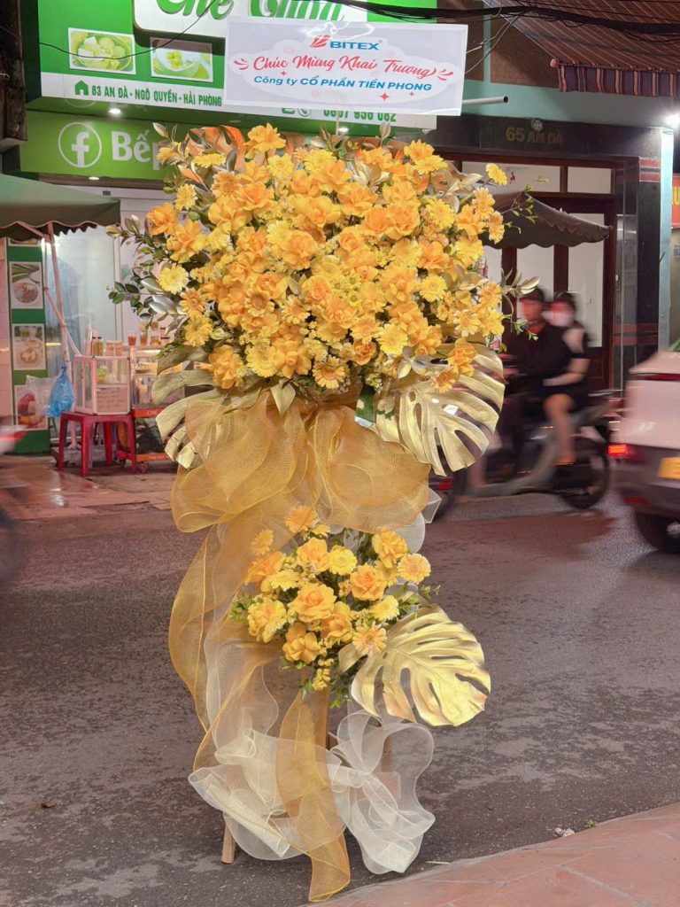 Hoa khai trương Hải Phòng - Hoa Bình An